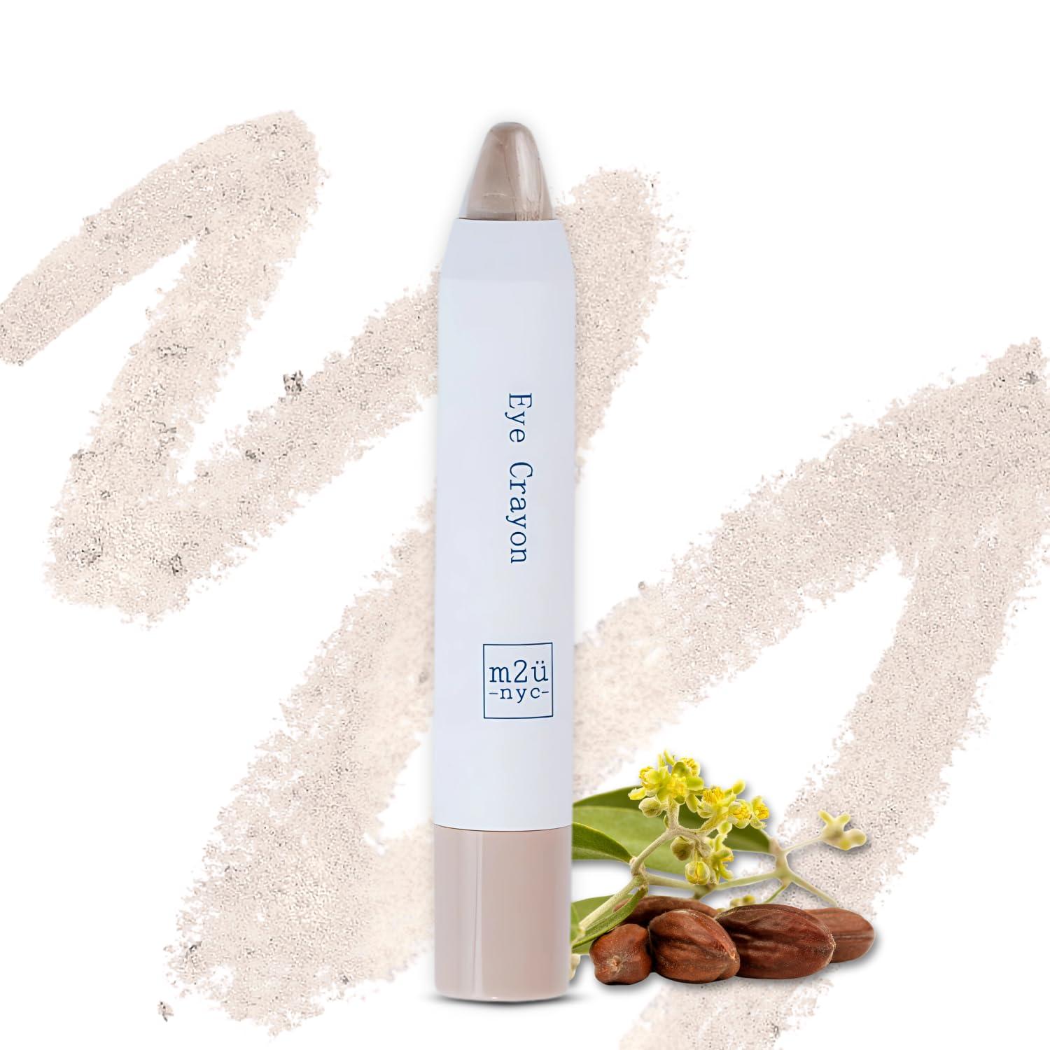 M2U NYC M2U NYC Eye Crayon, Eyeshadow Stick, Shimmer Cream Eyeshadow Pencil Crayon, Eye Brightener Stick Highlighter Makeup, Pro & Long Lasting Eyeshadow Stick (Champagne)