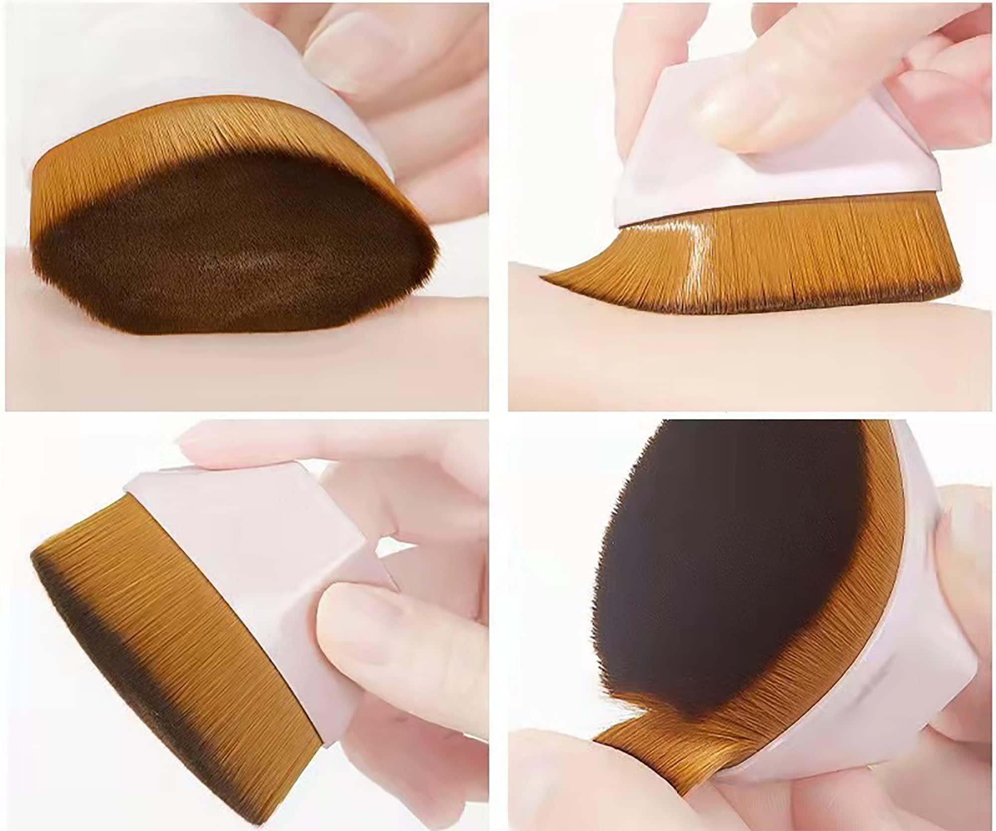 TUKEFEV TUKEFEV Kabuki Makeup Brushes Beauty Powder Face Foundation Brush Portable Professional Set Eye Face Cosmetic Large Soft Base Foundation Makeup Brush