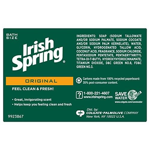 Irish Spring Irish Spring Deodorant Soap, Original Bar Soap (8 Count)