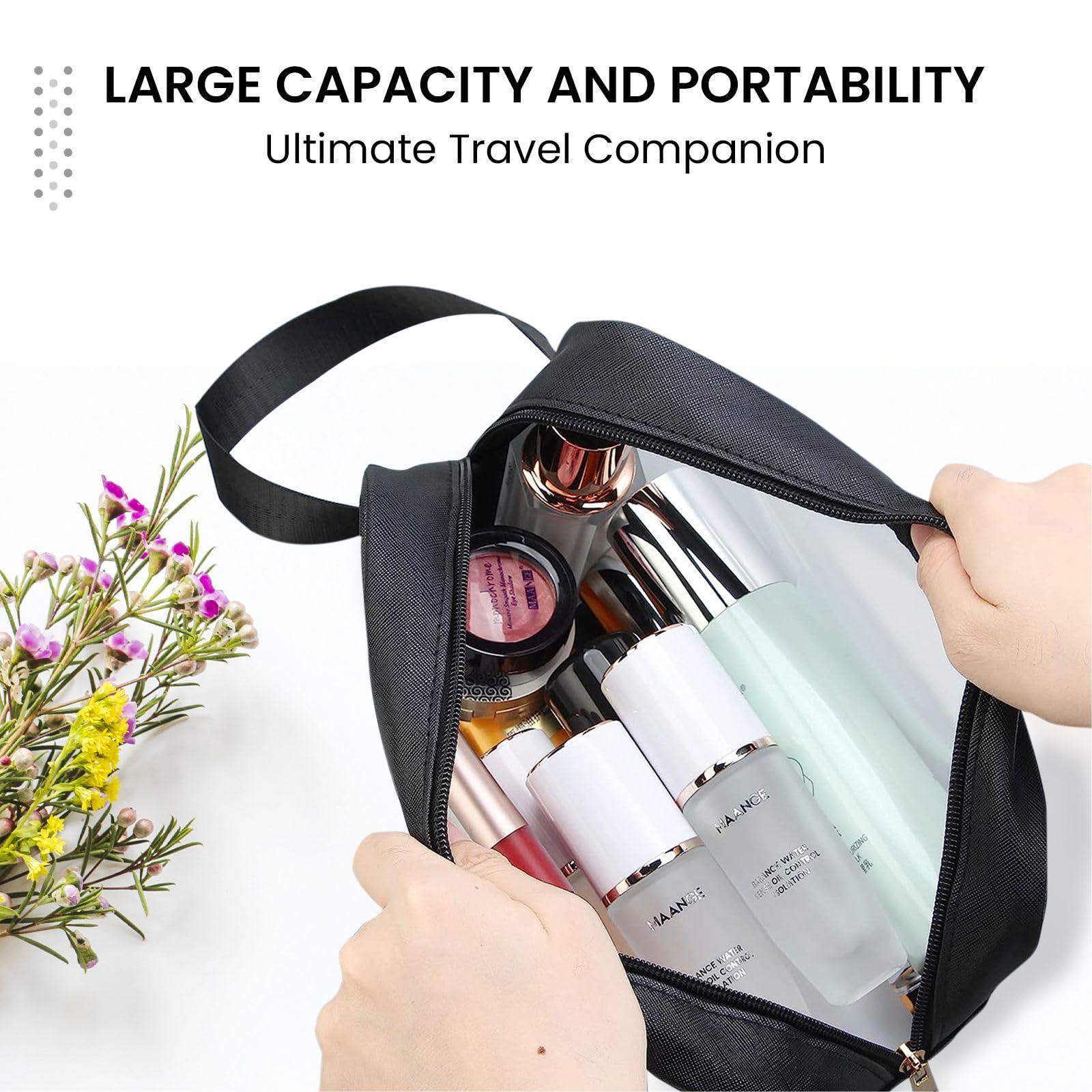 FH! FH! Toiletry Bag for Men (3PC- Clear Makeup Bag) Waterproof Toiletry Bag, Travel Toiletry Bag, Clear Toiletry Bag, Clear Travel Bags for Toiletries, TSA Approved Toiletry Bag