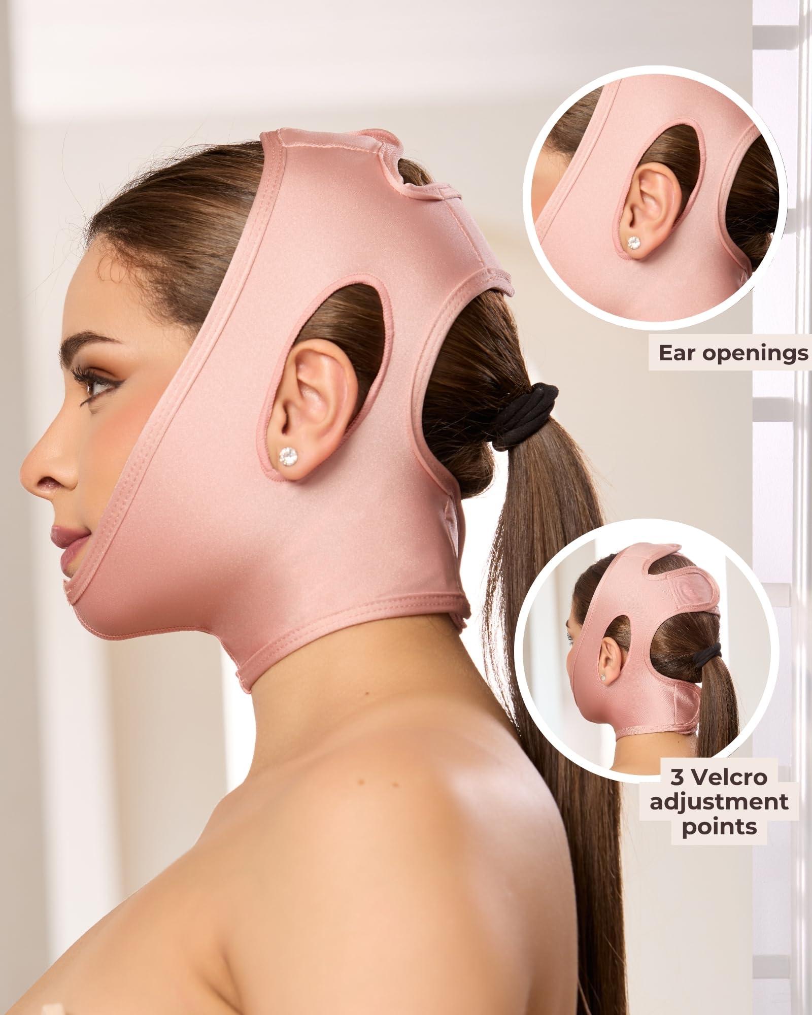 SHAPE CONCEPT Shape Concept Chin Strap Support Band Neck Bandage Mentonera Post Quirurgica Face Lifting Slimmer Chin Lift Facial Compression