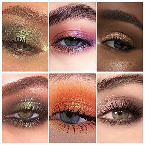 CHIC SHACK CHIC SHACK Glitter Eyeshadow Multifunction Roll-on Highlighter Stick Eye Shimmer Glitter Makeup for Highlighting (Rose Crush 03)