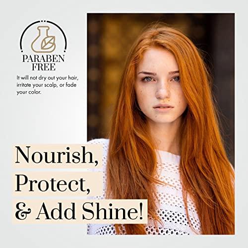 JUST FOR REDHEADS Just for Redheads Dream Shampoo and Leave In Conditioner - Complete Hair Care Products for Red Hair - Volumizing Shampoo and Conditioner Treatment, Natural or Red Dye Hair