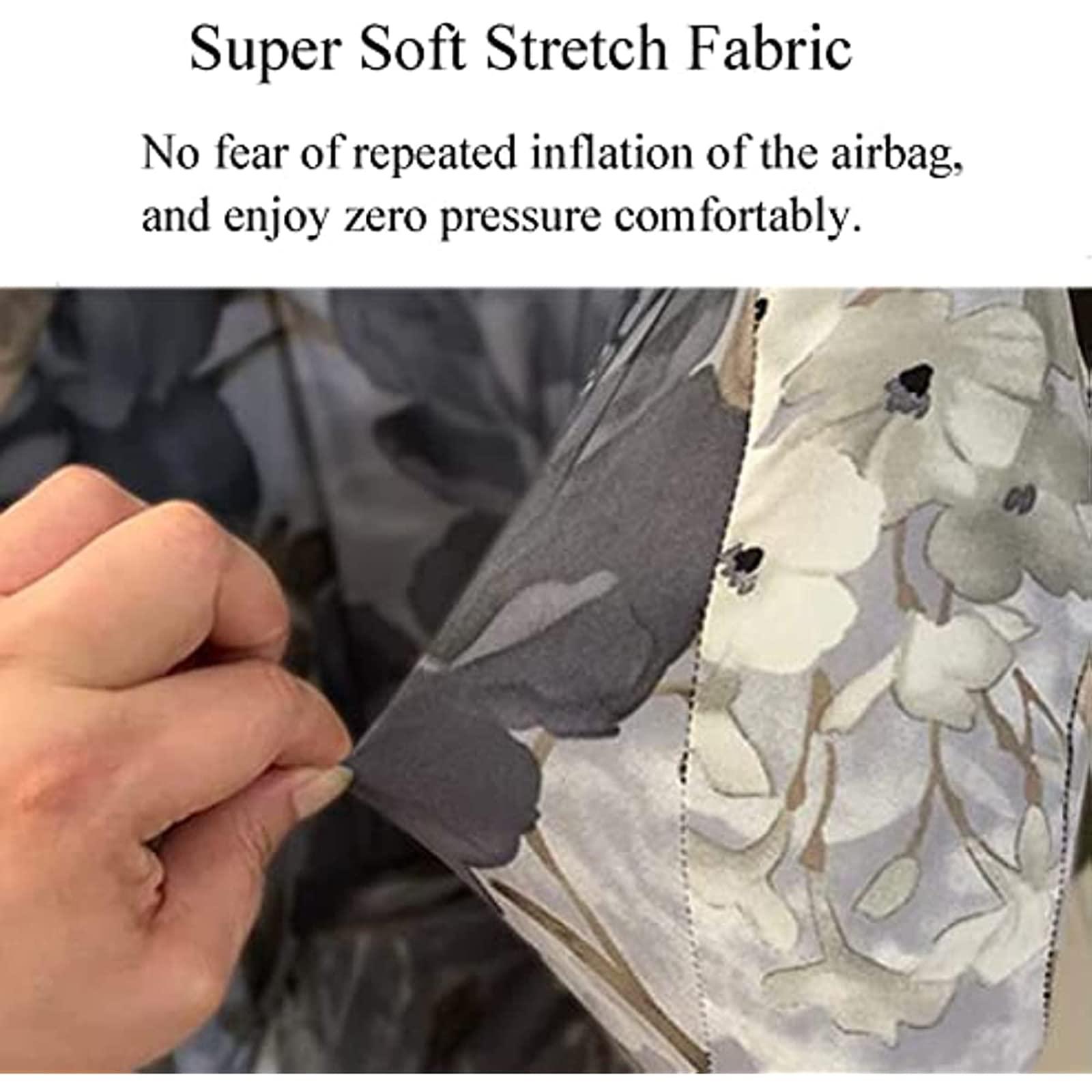 PHASFBJ PHASFBJ Full Body Massage Chair Cover, Zero Gravity Massage Chair Slipcovers Sunscreen Dustproof Super Soft Stretch Fabric Massage Chair Cover, Machine Washable,Main Body + Foot Cover 2