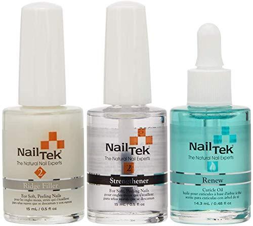 Nail Tek Nail Tek Repairs Damaged Nails kit.Intensive Therapy(.5OZ),Foundation(.5OZ)& Renew(.48OZ)