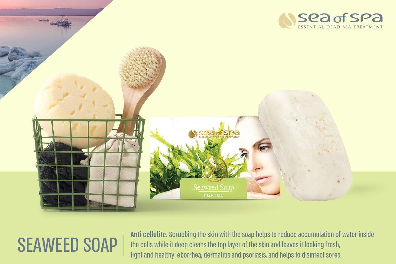 Sea of Spa Anti-Cellulite Seaweed Soap, is rich in natural Dead Sea minerals and pure oils for optimum skin nourishment.