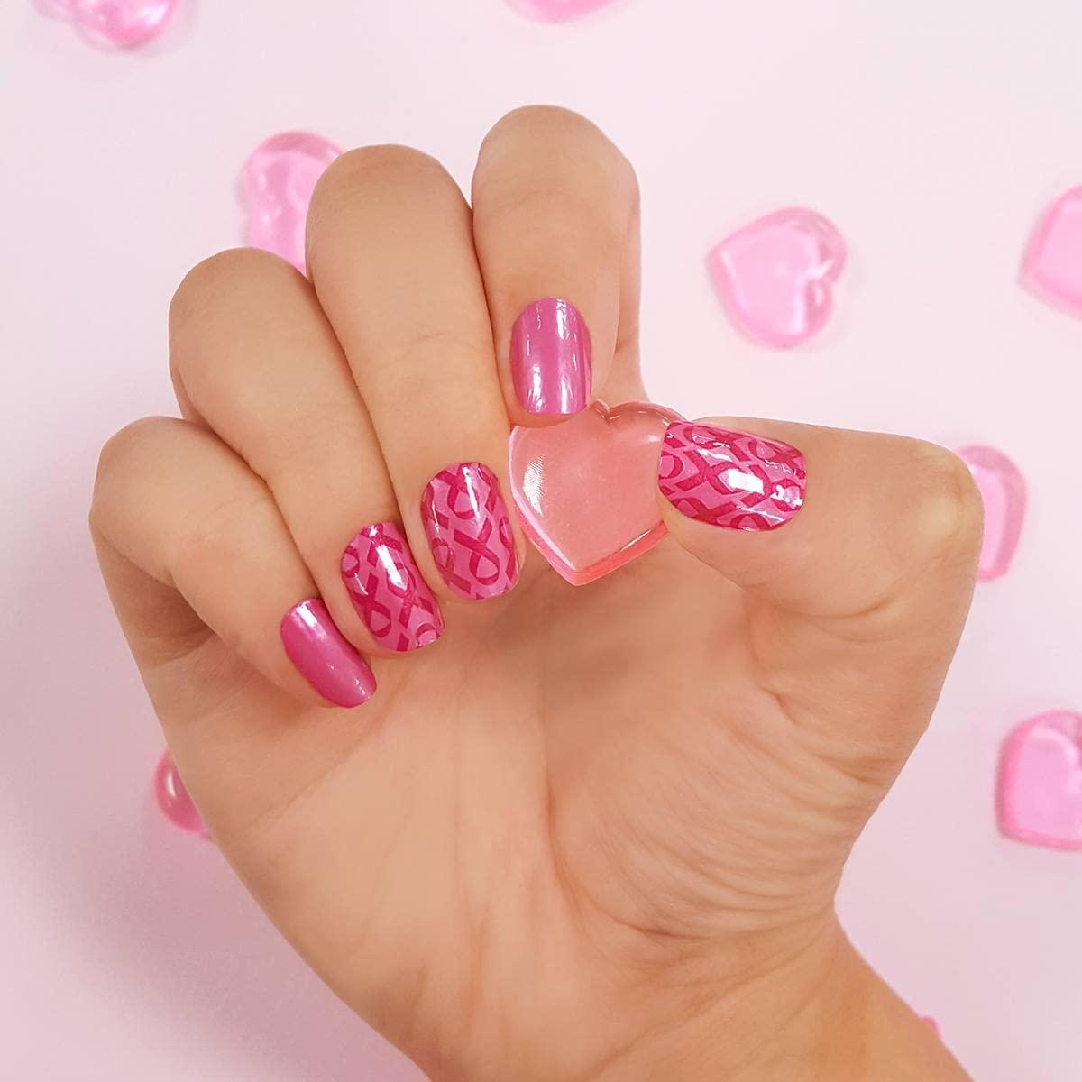 Color Street Pink Ribbon - Color Street Nail Strips, FDF194