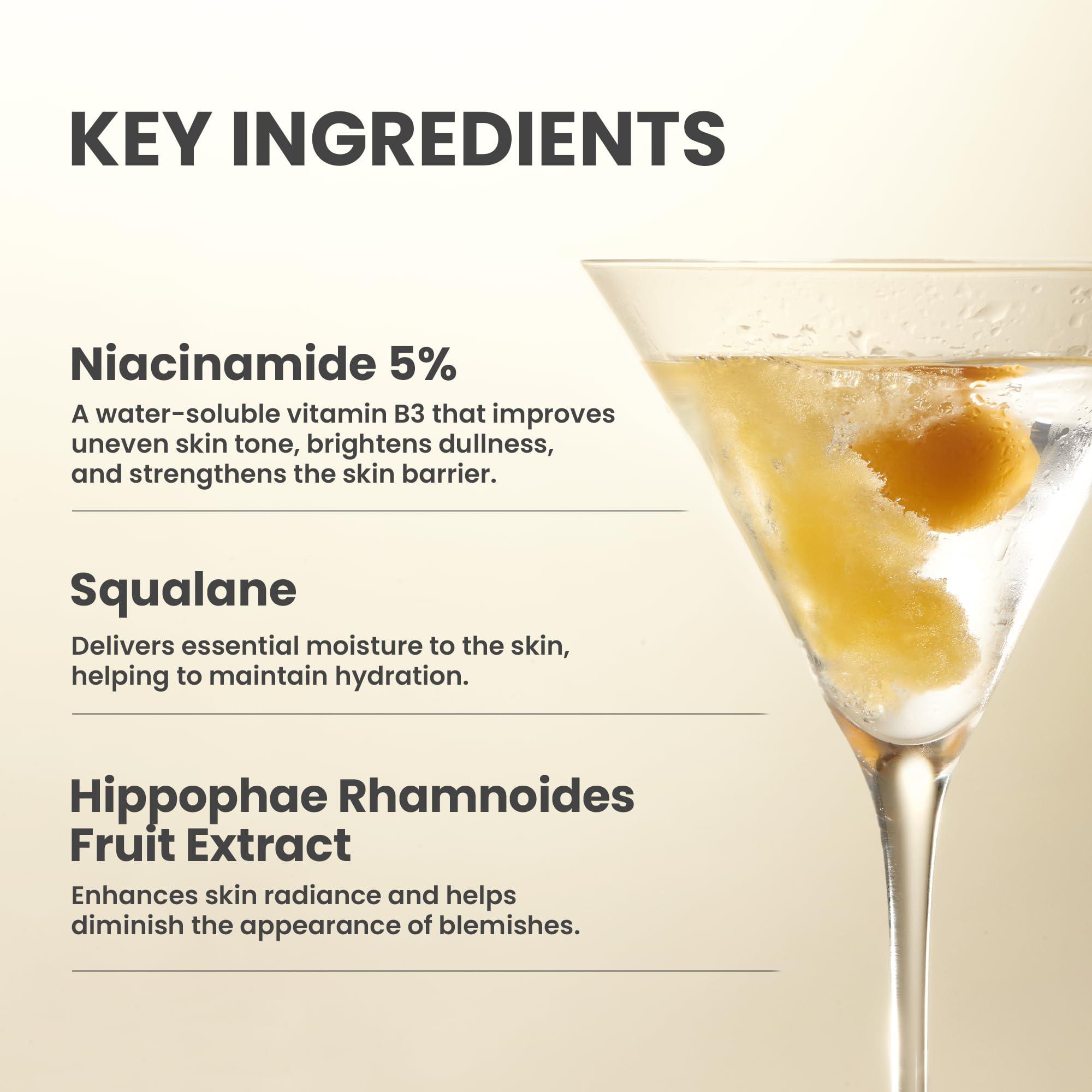 AXIS-Y AXIS-Y Dark Spot Correcting Glow Serum - 5% Niacinamide Remedy for Dark Spots, Blemish & Freckle Remover - Vegan Korean Skin Care Niacinamide Serum for All Skin Types - 1.69 fl. oz.