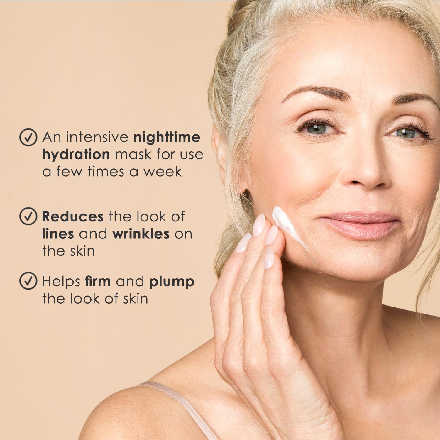 Crepe Erase Crepe Erase Plump & Firm Facial Treatment, Anti-Aging Skin Care, Hydrating Face Moisturizer, Night Cream for Face and Neck, Moisturizing and Firming, Supports Wrinkle & Crepe Skin, 1.7 fl oz