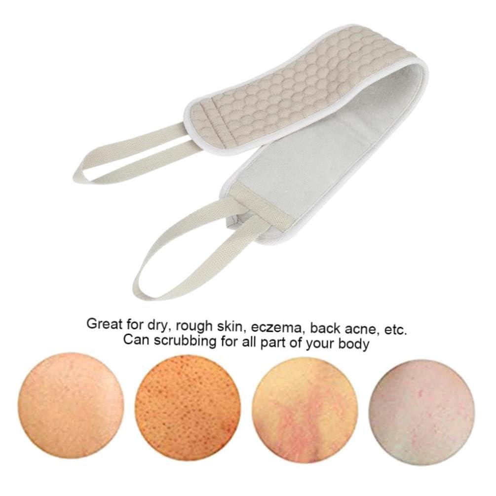 sowinkel Get Silky Smooth Skin with Body Scrubbers - Exfoliating Pull Back Strap Soft Shower Towel and More