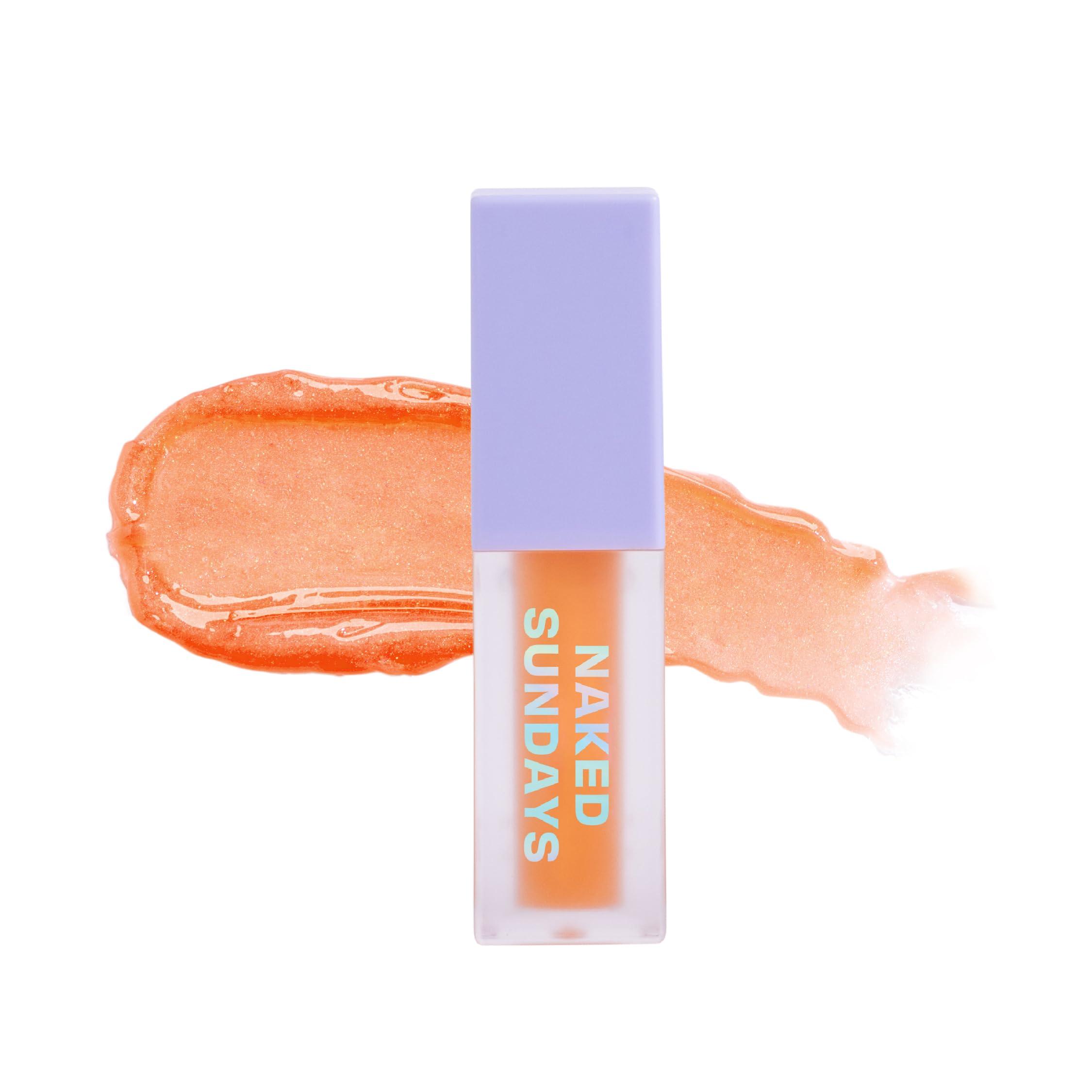 Naked Sundays Naked Sundays SPF 50 Glow & Go Lip Oil - SPF Lip Oil, Moisturizes and Protects Lips, 4.5ml in Salted Caramel