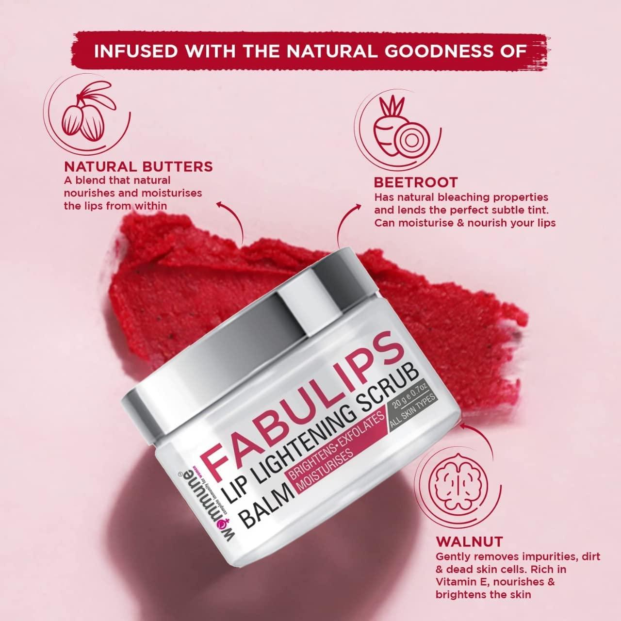 Generic Lip Scrub Balm Lightening and Brightening Dark Lips Tanned & Darkened Lipstick stains/Smoker/Dry/Chapped/Lip Care For men & Women - 20 Grams - 0.70 Ounce