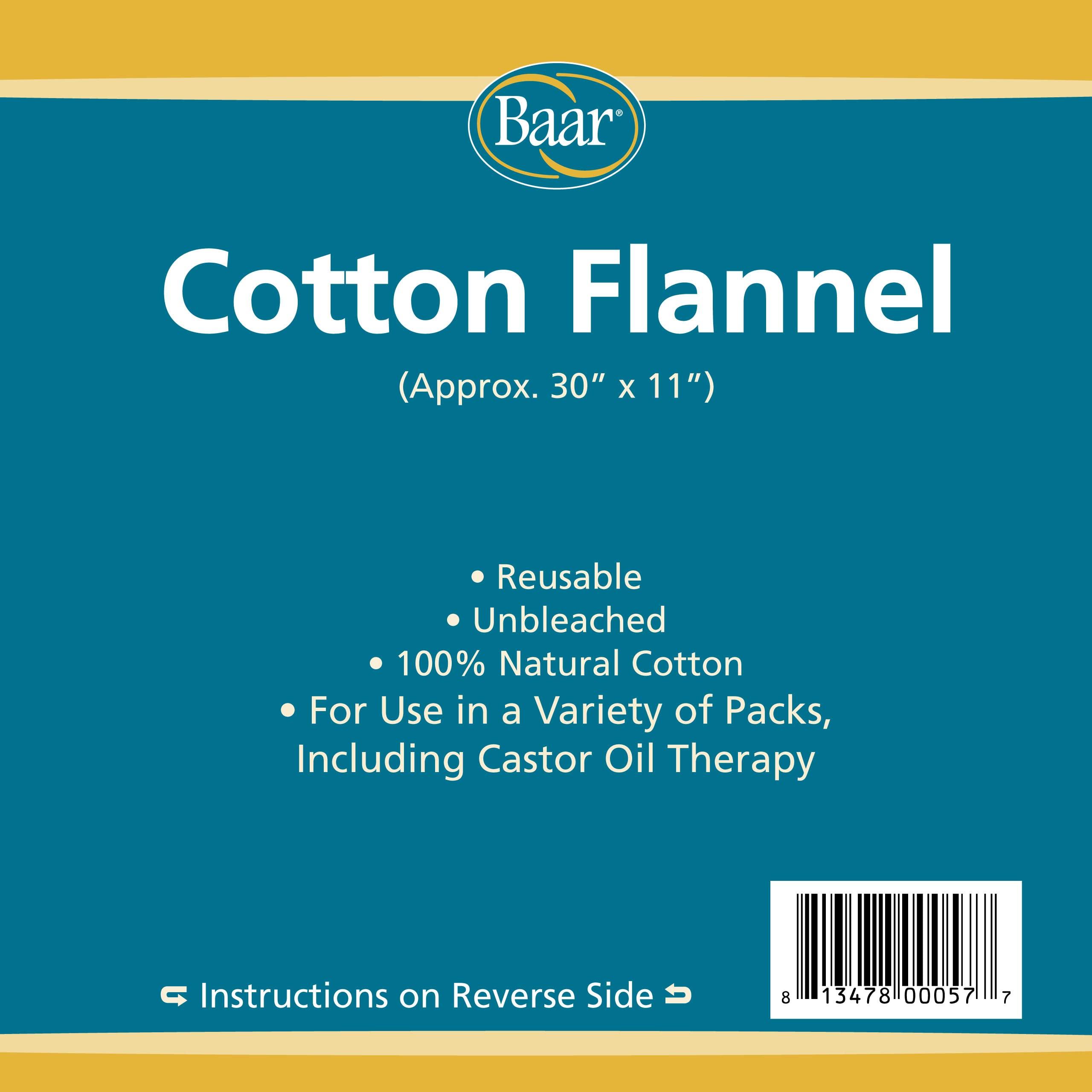 Baar Cotton Flannel Castor Oil Pack