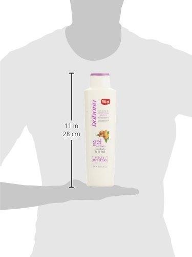 Babaria Babaria Shower Gel with Sweet Almond Oil for Very Dry Skin, 750ml / 25.5 Oz