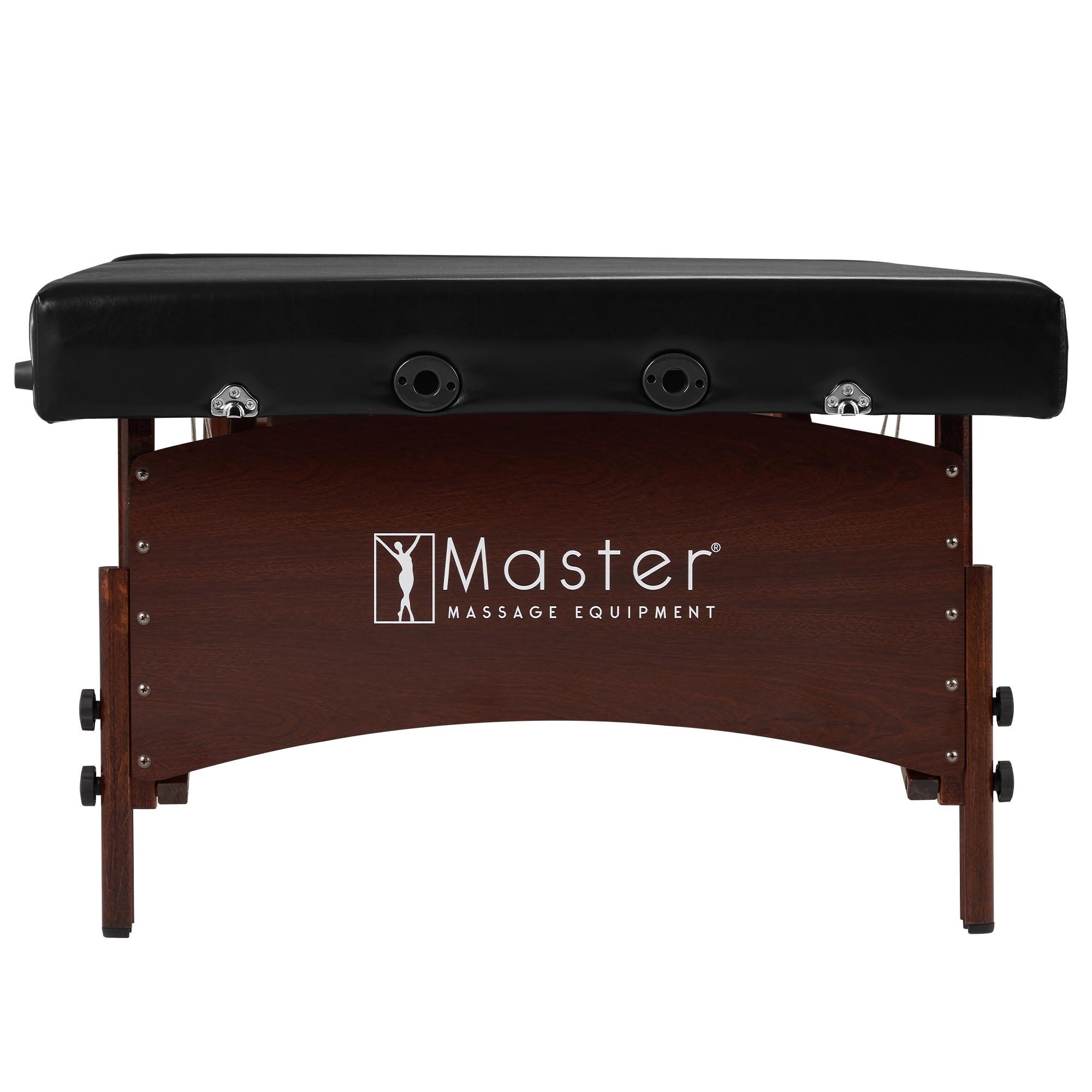 Master Massage Master Massage Canoga Low Height Super Wide Wider Large Size Portable Massage Table, Yoga Exercise Bed, Thai Massage, Rehab Training Station Hub for Rehabilitation