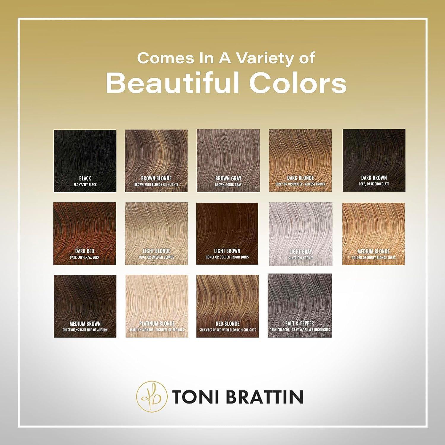 Toni Brattin Toni Brattin Twist Classic - Hair Piece Accessory - Instant Volume & Styling for Women - Wrap Around Short or Long Ponytail - Quick and Easy to Use Wrap Up Bun, Heat-Friendly Fiber (Black)