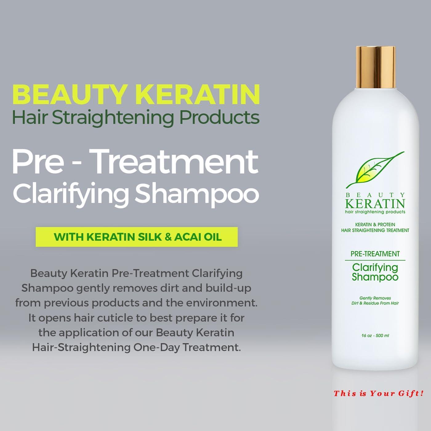 KERATIN USA HAIR STRAIGHTENING PRODUCTS Gold Keratin Hair Straightening Duo: One-Day Treatment 16oz and FREE Activator 8oz