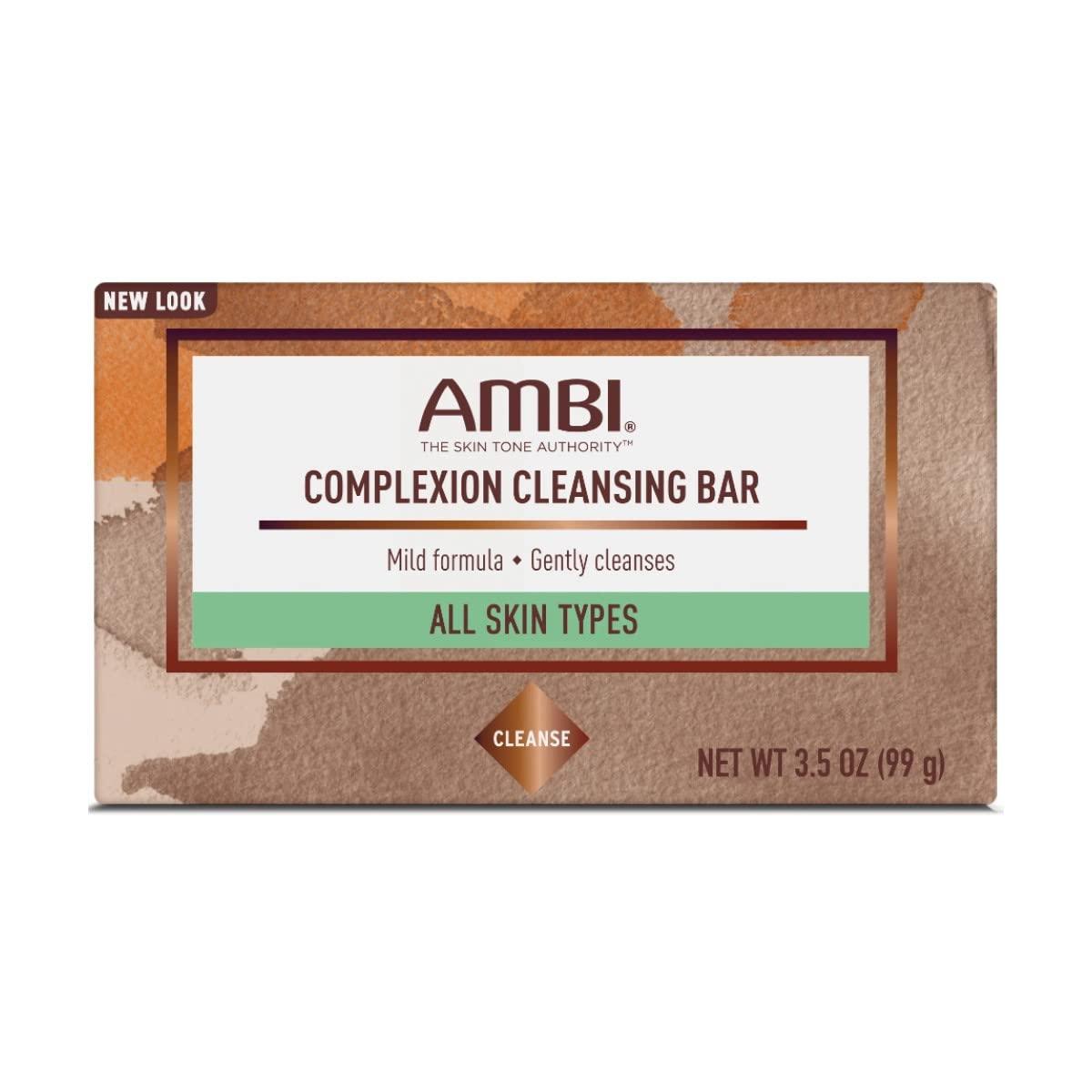 Ambi Ambi Skincare Bars Complexion Cleansing Bar, 3.5 Ounce (Pack of 6)
