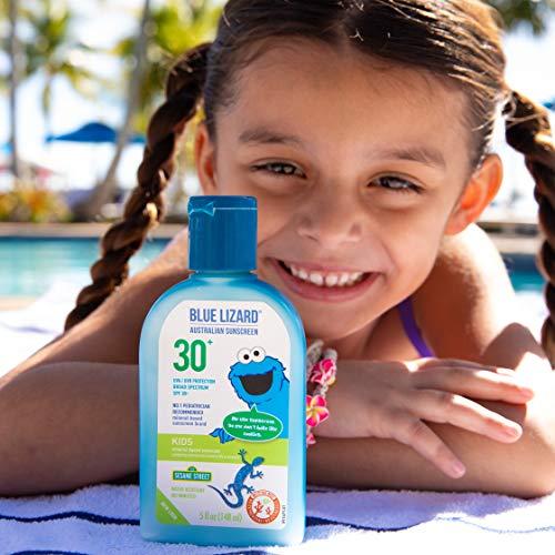 BLUE LIZARD Blue Lizard Australian Sunscreen - Kids Sunscreen, SPF 30+ Broad Spectrum UVA/UVB Protection - 5 oz. Bottle
