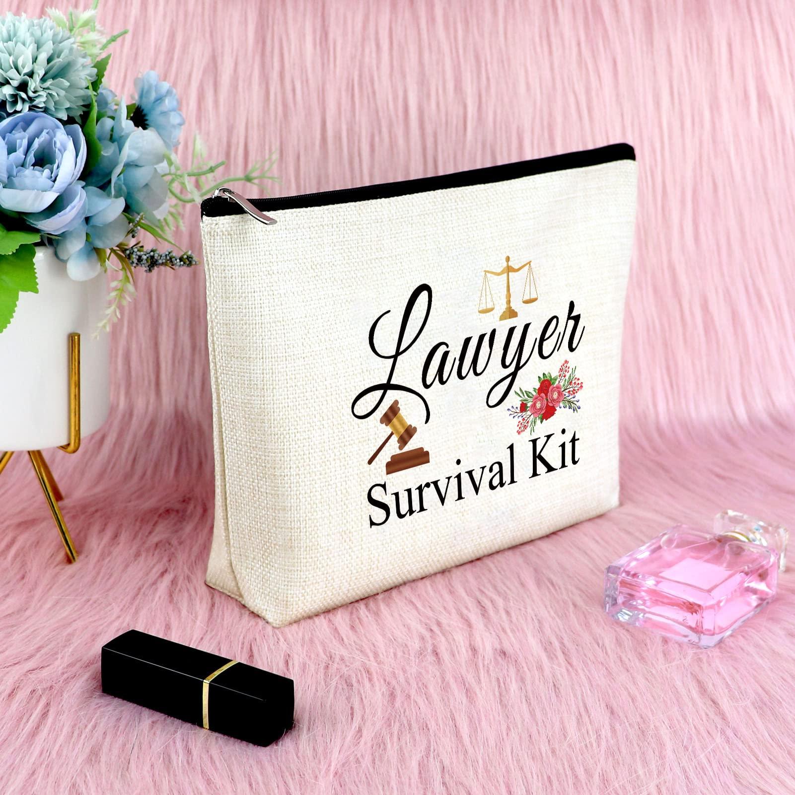 Sfodiary Lawyers Appreciation Gift Makeup Bag Thank You Gift for Women Attorney Future Lawyer Gift Lawyer Student Graduation Gift Law School Gift Birthday Retirement Christmas Gift Travel Cosmetic Pouch