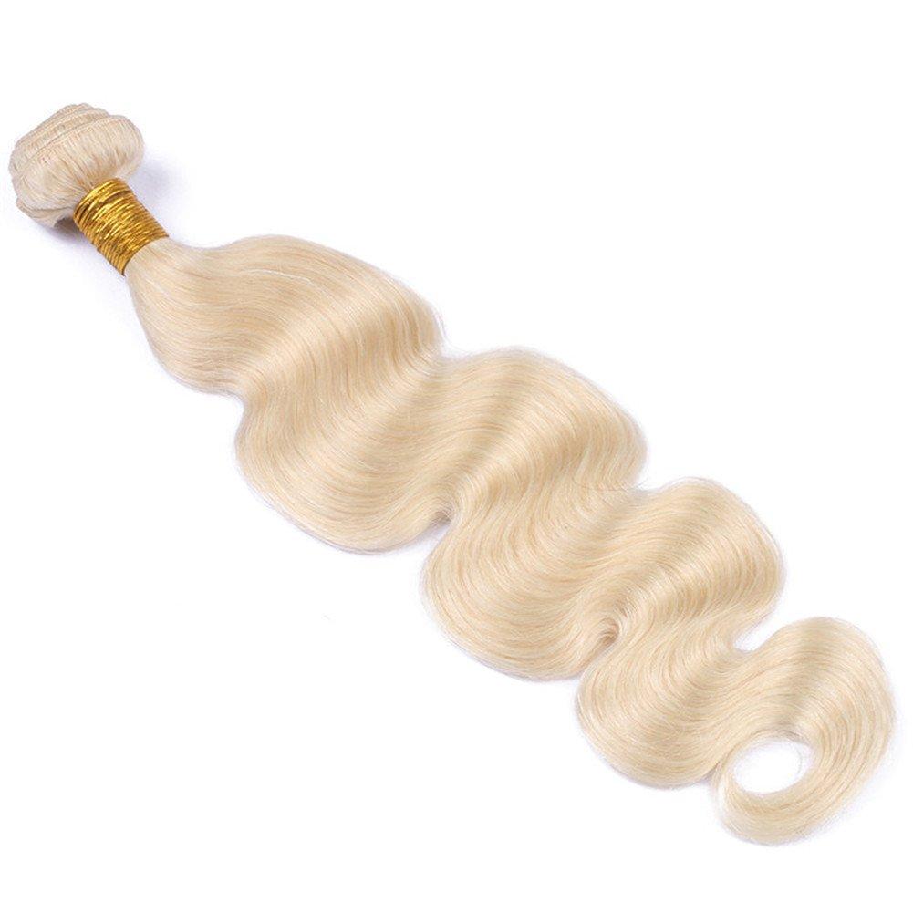 Tony beauty hair Tony Beauty Hair #613 Blonde Virgin Brazilian Human Hair Weaves Extensions Wholesale Body Wave 10-30\" Bleach Blonde Brazilian Human Hair Bundle Deals 3Pcs/4Pcs Lot (12 14 16 18)