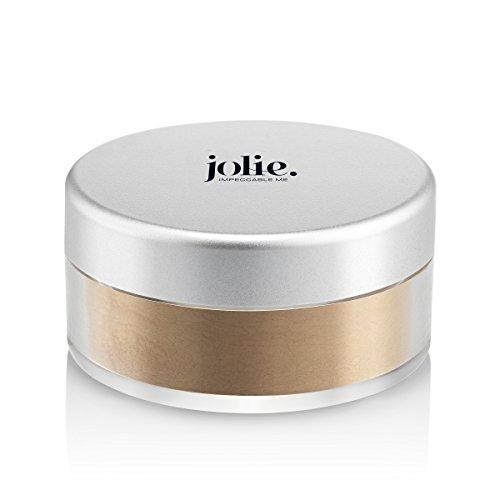 JOLIE. IMPECCABLE ME Jolie Mineral Loose Foundation Powder - 100% Pure Toxin-Free, Unscented, Hypoallergenic, Oil-Free, Talc & Paraben-Free (Mineral Medium)