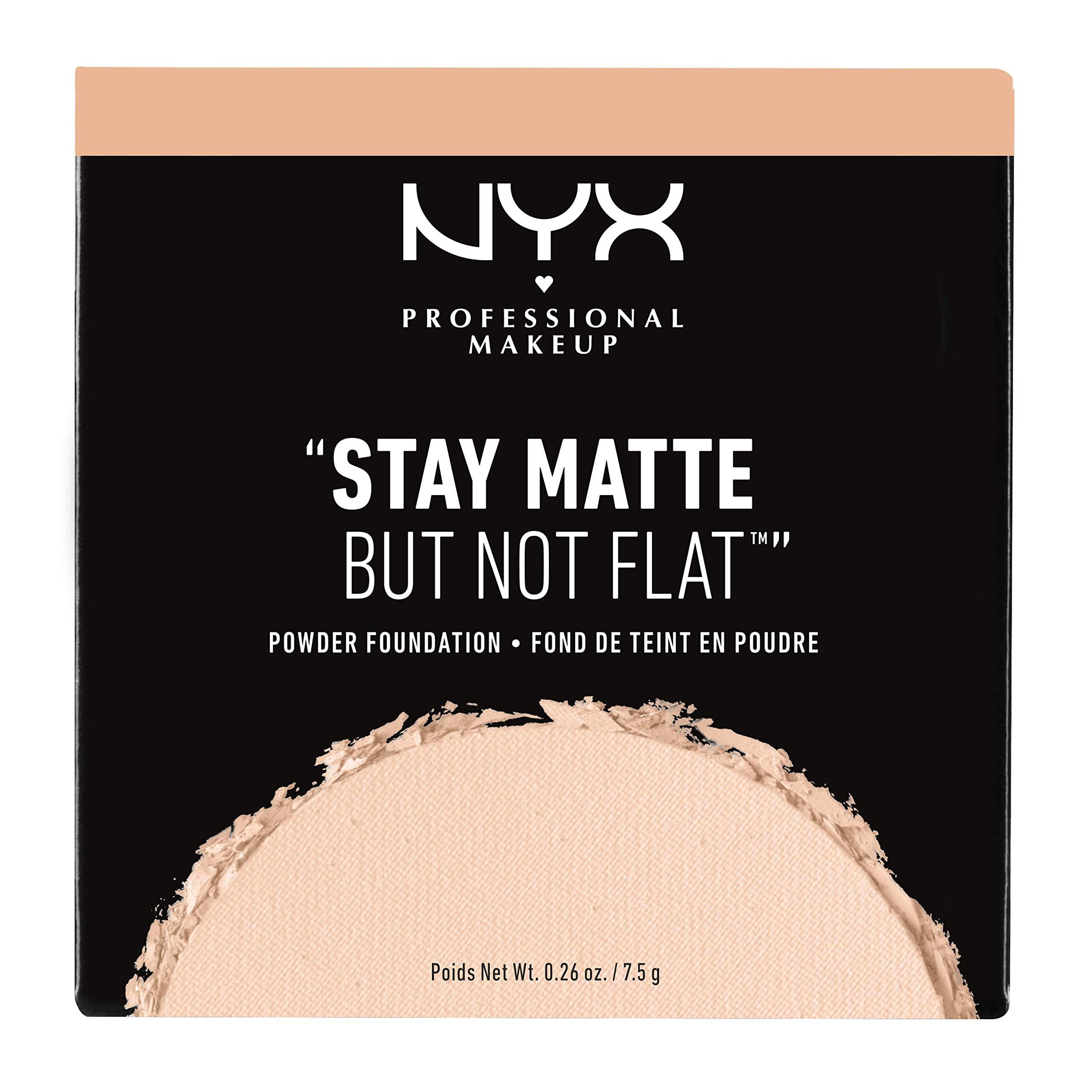 NYX PROFESSIONAL MAKEUP NYX PROFESSIONAL MAKEUP Stay Matte But Not Flat Powder Foundation, Natural