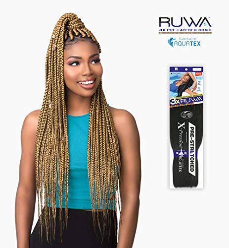 Sensationnel Braids Sensationnel Synthetic Hair Braids X-Pression 3X RUWA PRE-STRETCHED Braid 24" (5-Pack, BG)