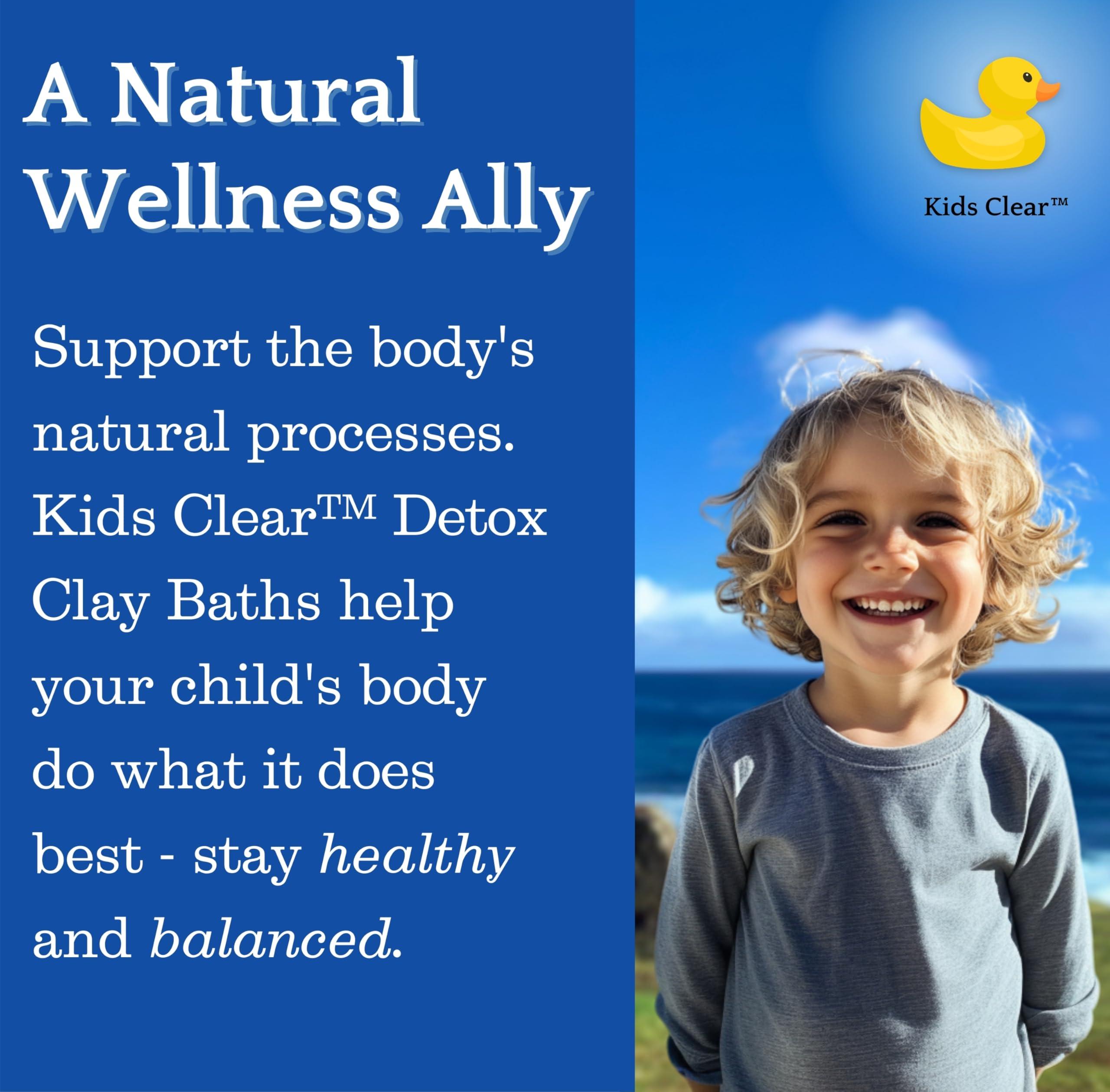EvenbetterNow Kids Clear Detox Clay Bath, 100% Pure Sodium Bentonite - Removes Toxins, Impurities and Contaminants, by Evenbetternow LLC, 2.5 lbs (40 oz)