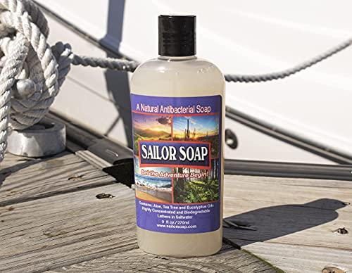 Gabriel Correctives Skincare System Sailor Soap (32oz with Pump) - Lathers in Fresh & Salt Water/Multi-purpose Camp Soap/Biodegradable Outdoor Adventure Soap/Gabriel Correctives Skin Care
