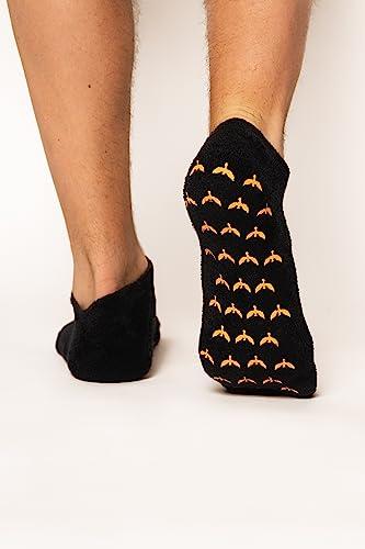 Phoenix Foot Peel Moisturizing Gel Socks for Men - Extra Large - 2 Pairs - with Shea Butter - Paraben Free - Reuseable Moisturizing Socks - Phoenix Foot Peel