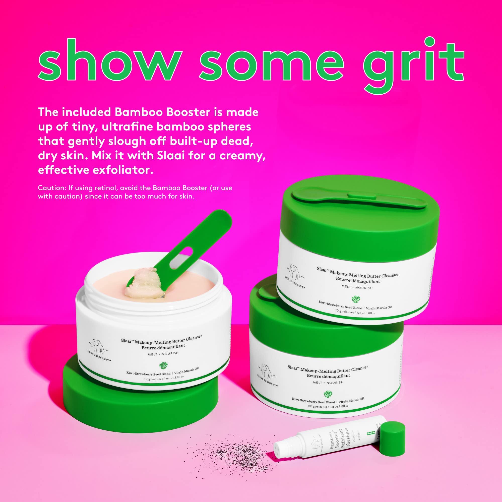 Drunk Elephant Drunk Elephant Slaai Makeup Melting Butter Cleanser for Women - 3.8 oz Makeup Remover | Nourishing Balm Cleanser | Removes Makeup & Impurities