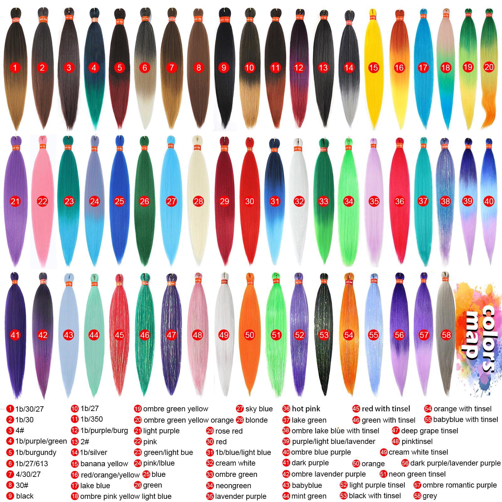 DAN NING Baby Blue Pre Stretched Braiding Hair 30 Inch Box Braid Hair Extensions 3 Packs Yaki Texture Pre Feathered Braids Hair Easy to Use for Summer