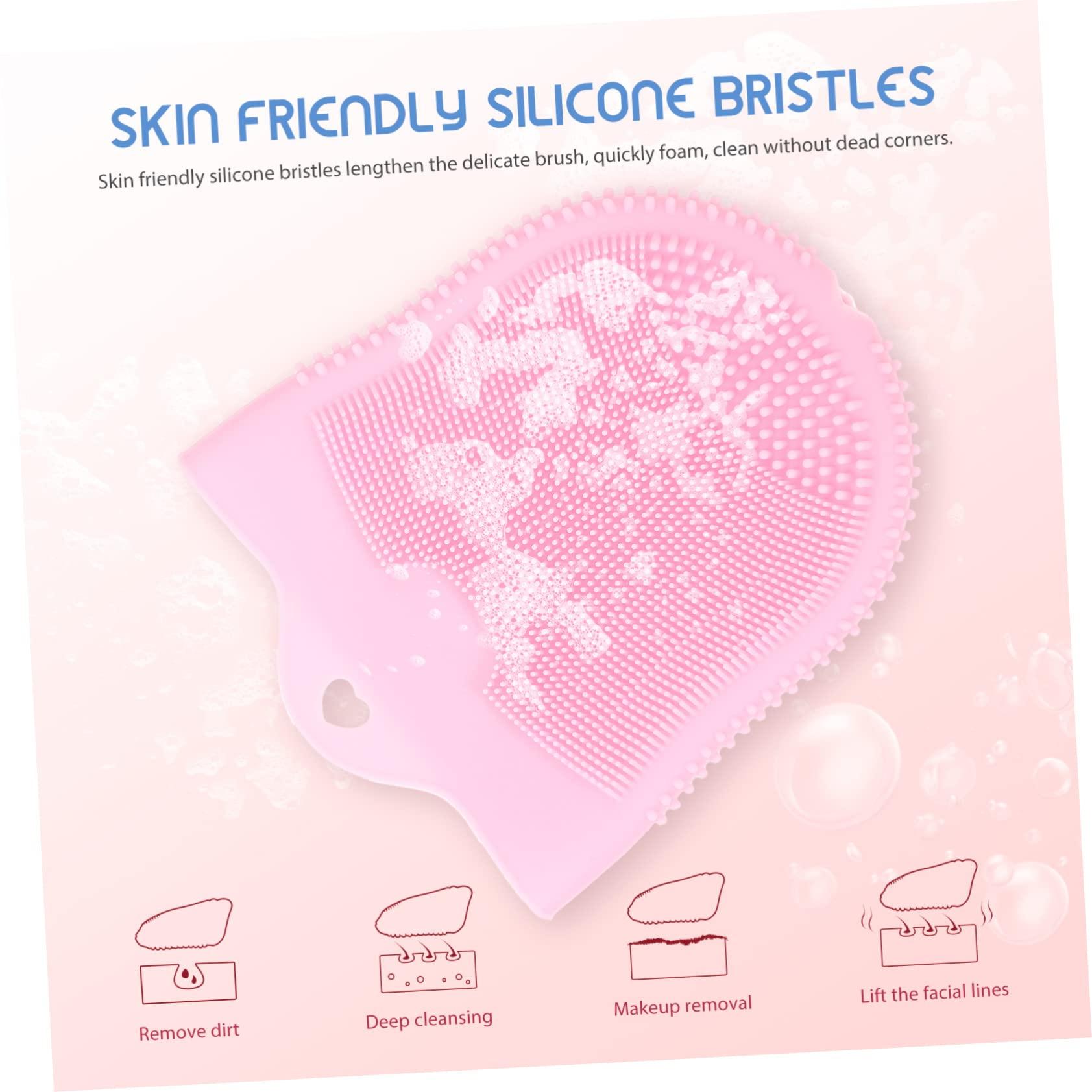 MAGICLULU MAGICLULU Facial Cleansing Brush Deep Cleaning Brush Gentle Pores Cleansing Face Wash Brush for Sensitive Skin Skin Care Tools for Face Scrub