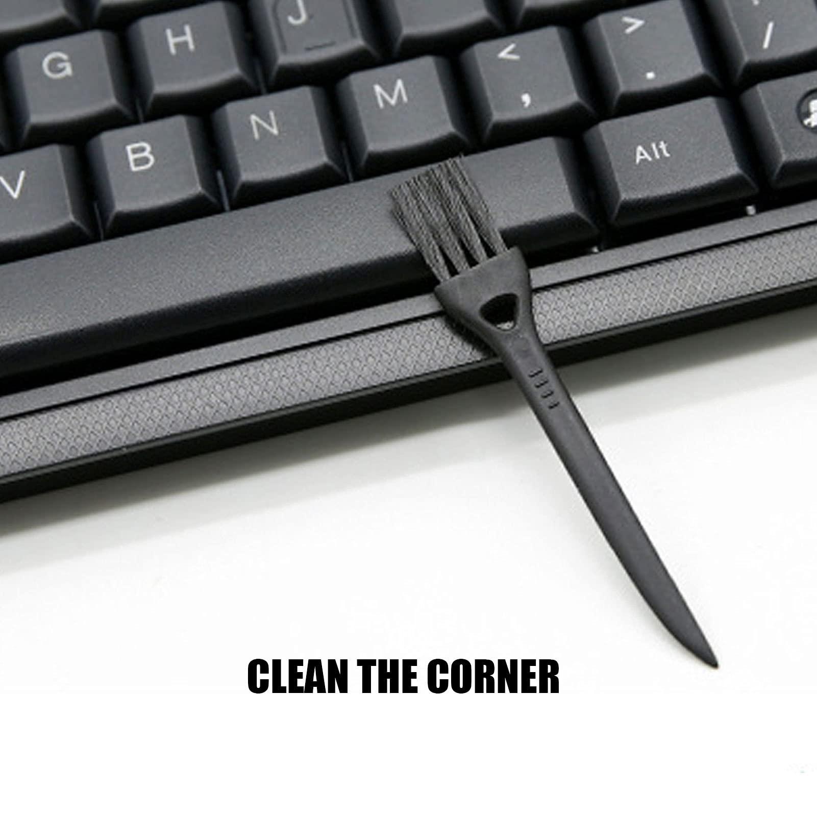 Dioche Electric Shaver Cleaning Brushes Set, PP Handle Clipper Cleaning Brush Nylon Hair Razor Cleaner