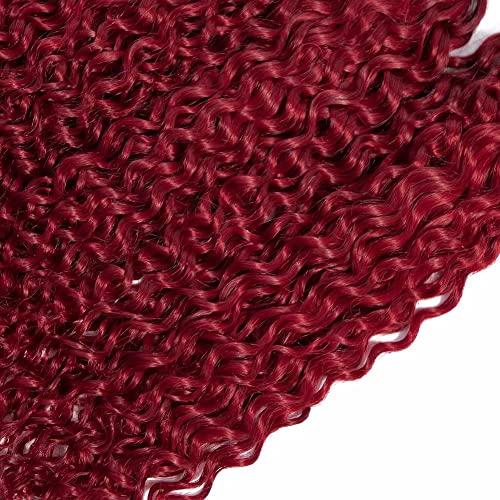 Feel me FEEL ME MInk Ombre Brazilian Curly Hair Weave 3 Bundles(14 16 18 300g) 8A Brazilian Virgin Curly Hair Bundles Ombre 2 Tone 1b/burgundy Kinky Curly Ombre Human Hair Bundles Deals Tangle Free