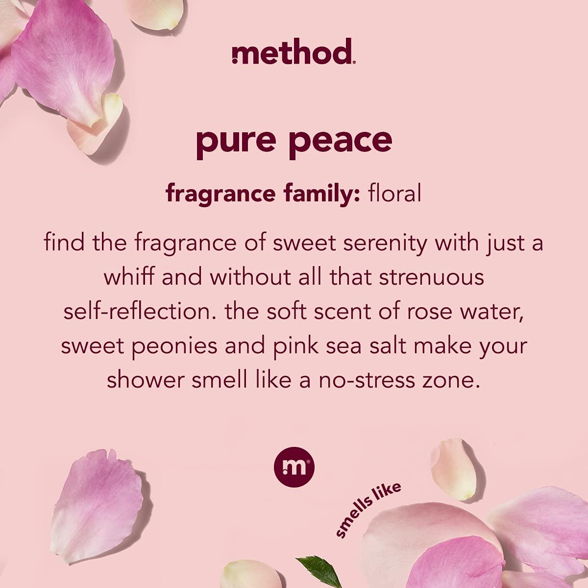 Method Method Body Wash, Simply Nourish, Paraben and Phthalate Free, 28 oz & Body Wash, Pure Peace, Paraben and Phthalate Free, 28 oz