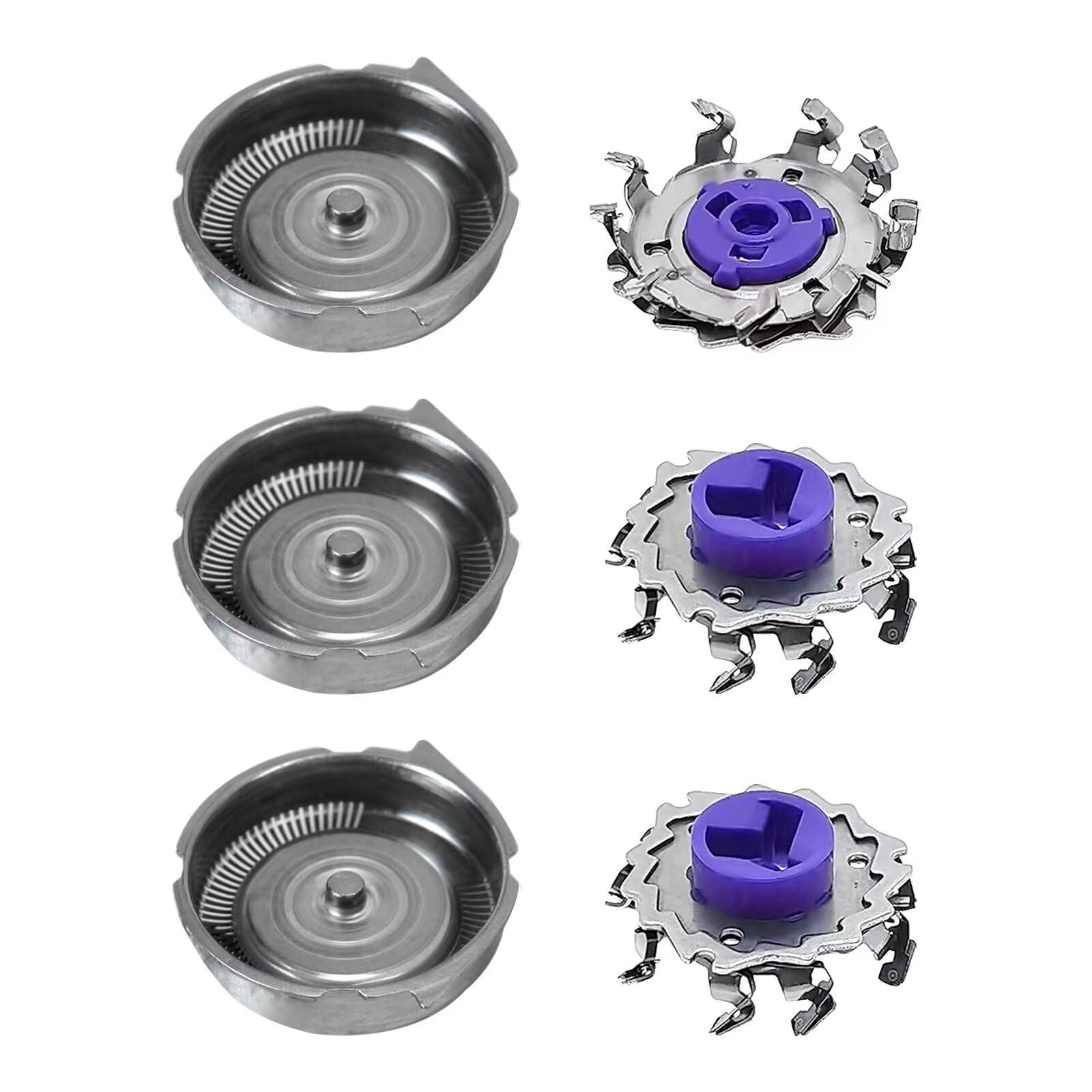 WELURE 3Pcs Latest Upgraded HQ8 Replacement Heads for Philips Norelco Aquatec Shaver Razor Blades AT810 AT811 AT814 AT815 AT830 AT880 AT890 AT890 AT891 AT895