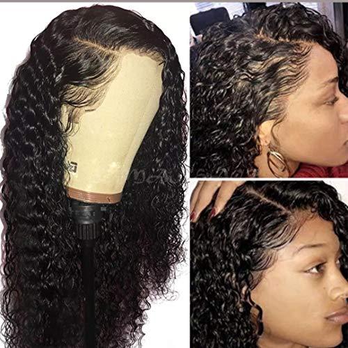 Generic 360 Lace Wigs Pre-plucked with baby hair (14" Deep Curl 180% Density)