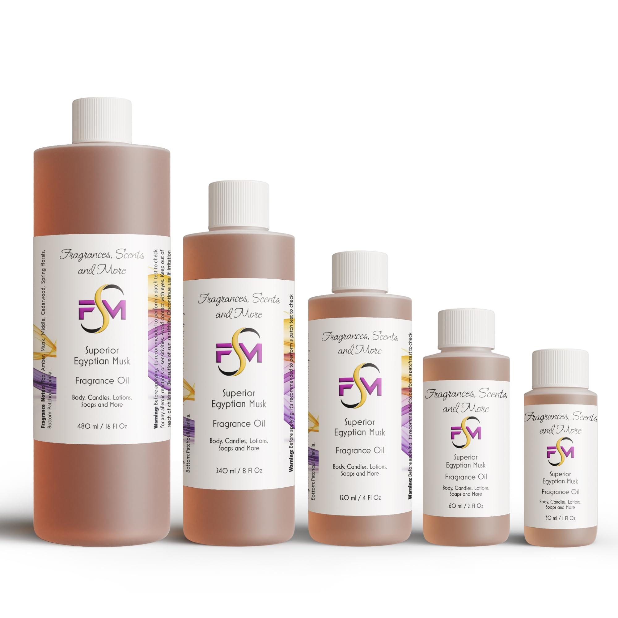 Fragrances, Scents and More Superior Egyptian Musk Fragrance Oil - 4 Fl Oz Plastic Bottle (120ml)