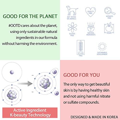 #OOTD AHA BHA Serum Korean Overnight Face Serum, Acne Serum for Oliy & Sensitive Skin, Exfoliating Face Serum P.M, AHA BHA PHA, Papain, Cell Turnover Refine Serum Cream 50g