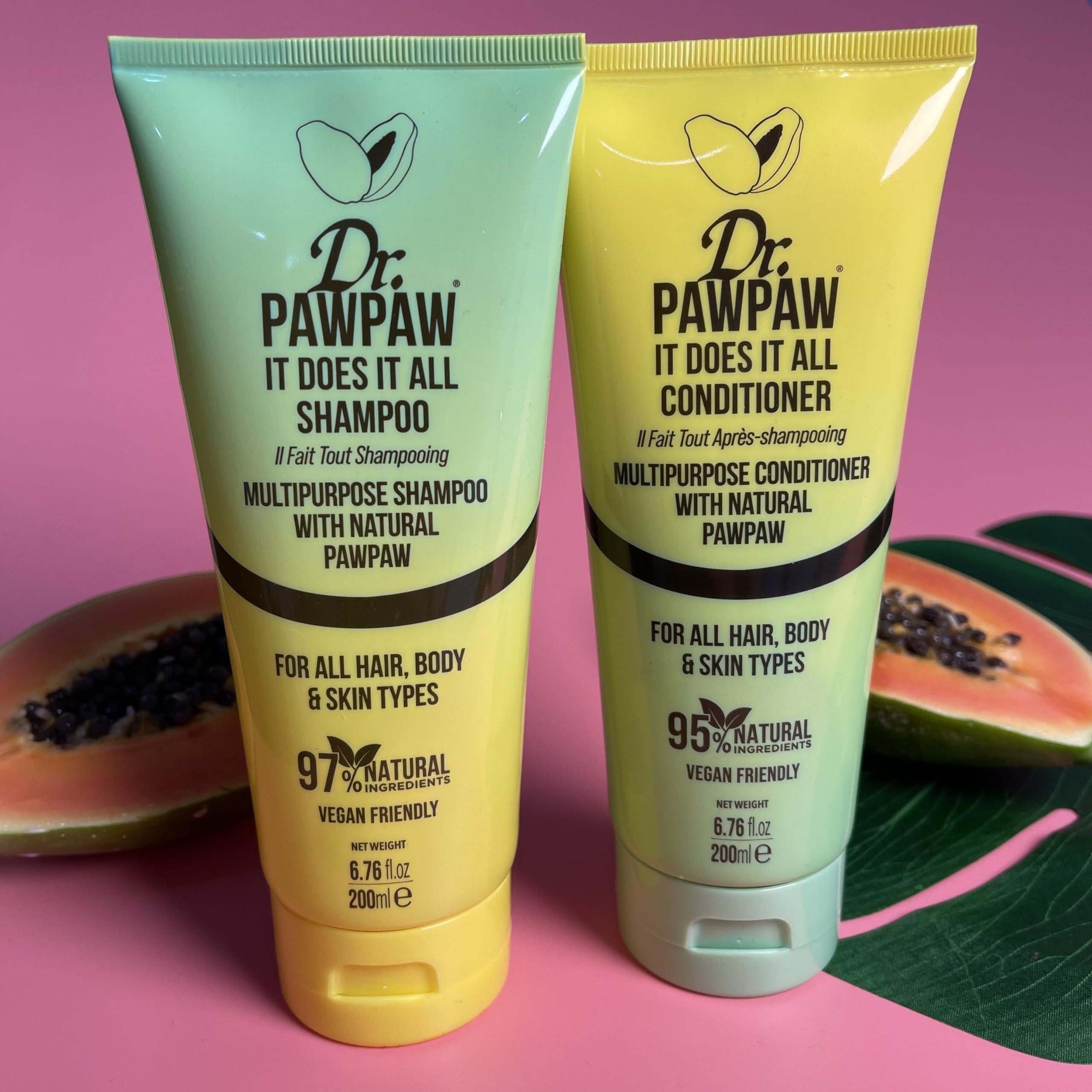 Dr.PAWPAW ORIGINAL BALM Dr PAWPAW It Does It All Conditioner: SLS, Sulphate and Paraben Free, for All Hair Textures - (200 ml)