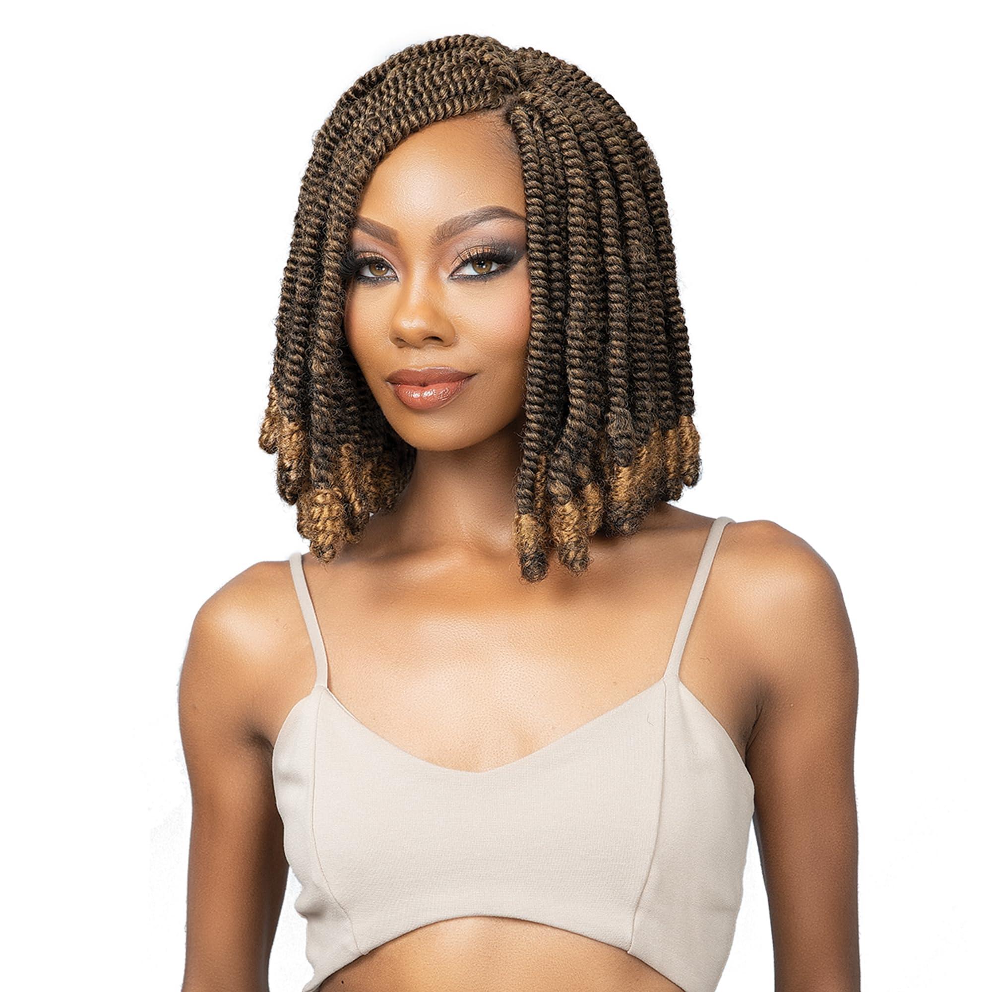 Janet Collection Janet Collection  3X Invisible Locs  Faux Locs with Premade Loc Extensions  Bob Loc  Retwist Look (OET1B/30)