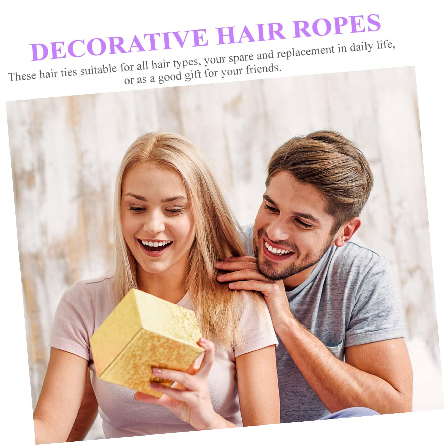 Beaupretty Beaupretty 4 Pcs Black and White Checkered Hair Rope The Devil Chessboard Thick Scrunchies for Women Hair Bows for Hairbands Scrunchie with Zip Checkerboard Black Hair Scrunchie Chiffon