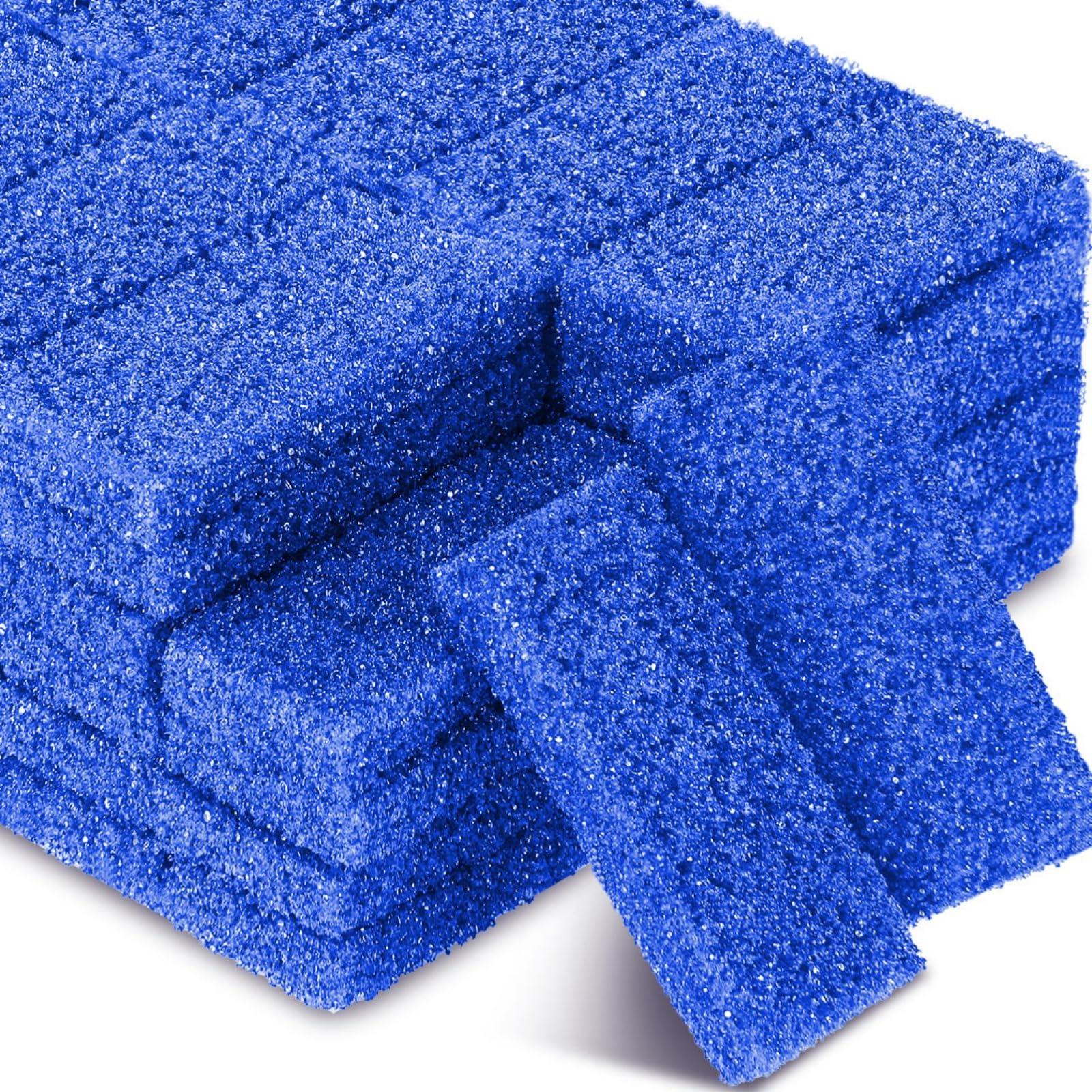 Batiyeer Batiyeer 100 Pcs Pumice Stone for Feet Scrubber Dead Skin Disposable Foot Pumice Foot Shower Scrubber Foot Scrubber for Heel Cuticle Callus Remover Bath Spa (Blue)