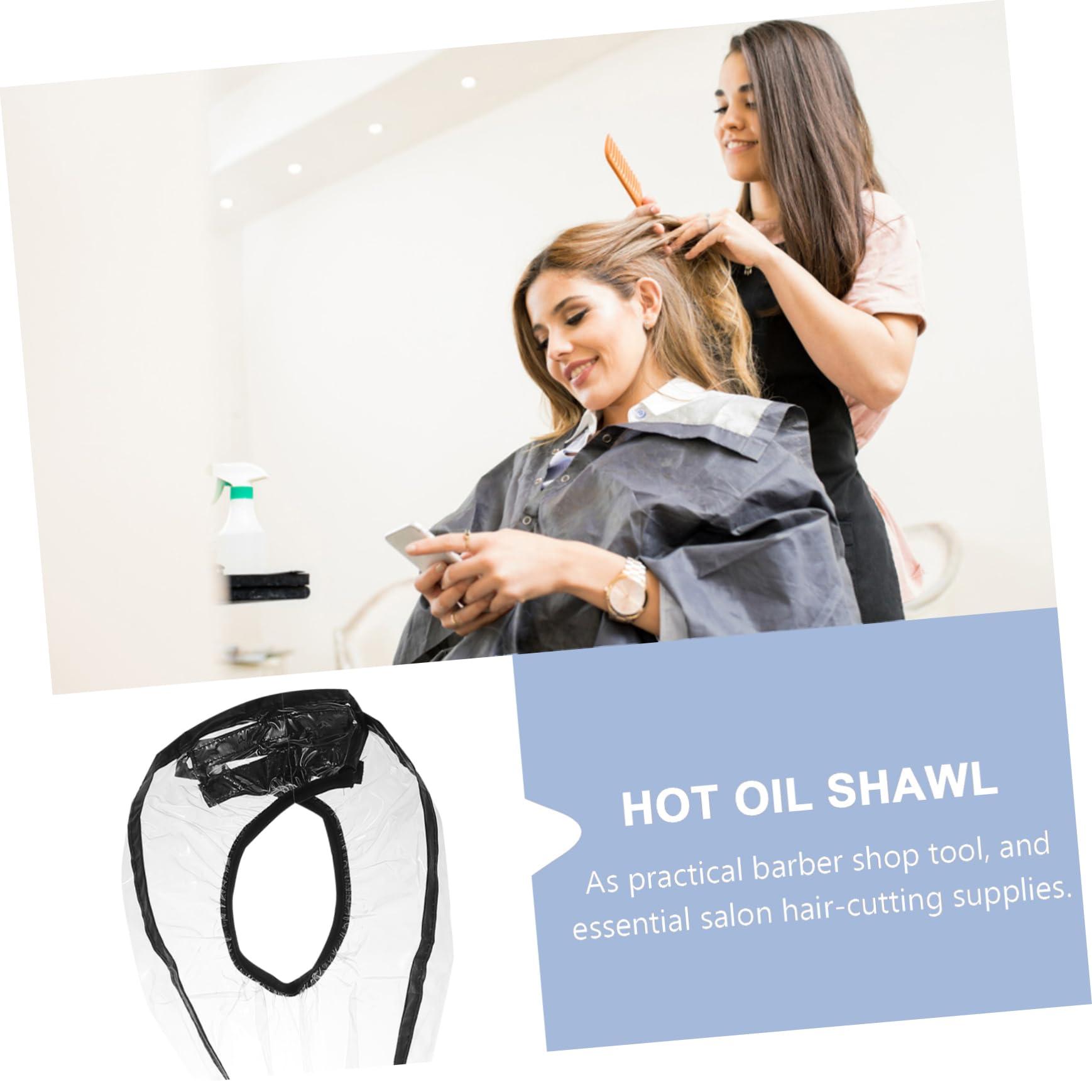 Beatifufu Beatifufu Hairdressing Cape Hair Shampoo Funnel Set 2 Pack Highlights Hair Cap Protects Eyes Skin for Coloring Styling