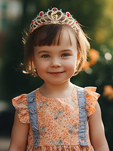 SWEETV SWEETV Princess Tiara for Little Girls, Mommy and Me Crown for Daughter Gifts Eternal Star Hair Accessories for Birthday Prom Cosplay