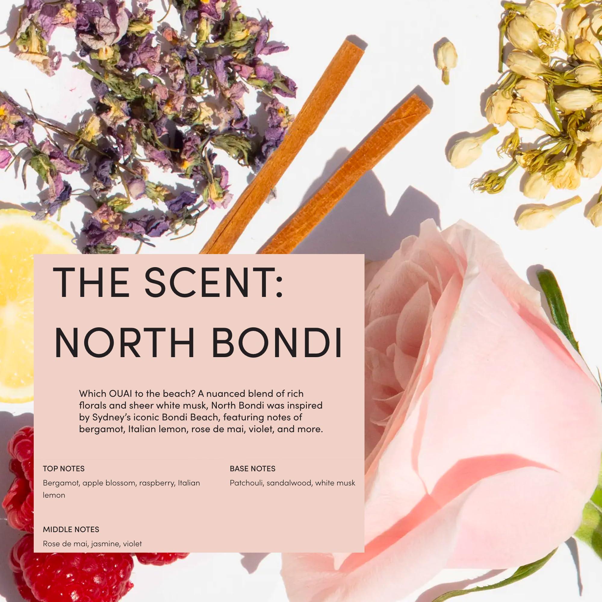 OUAI OUAI Curl Cream + Hair Oil Bundle - Hair Styling Products for Frizz Control - Includes Curl Cream (8 Oz) + Hair Oil (1.5 Oz) - 2-Piece Hair Care Set