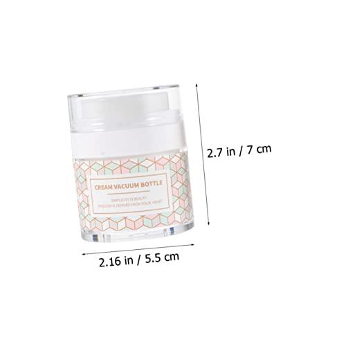 NOLITOY NOLITOY Facial Cream Storage Jars Multipurpose Makeup Package Bottles 4pcs Cream Sub Storage Bottles Spill Proof for Travel