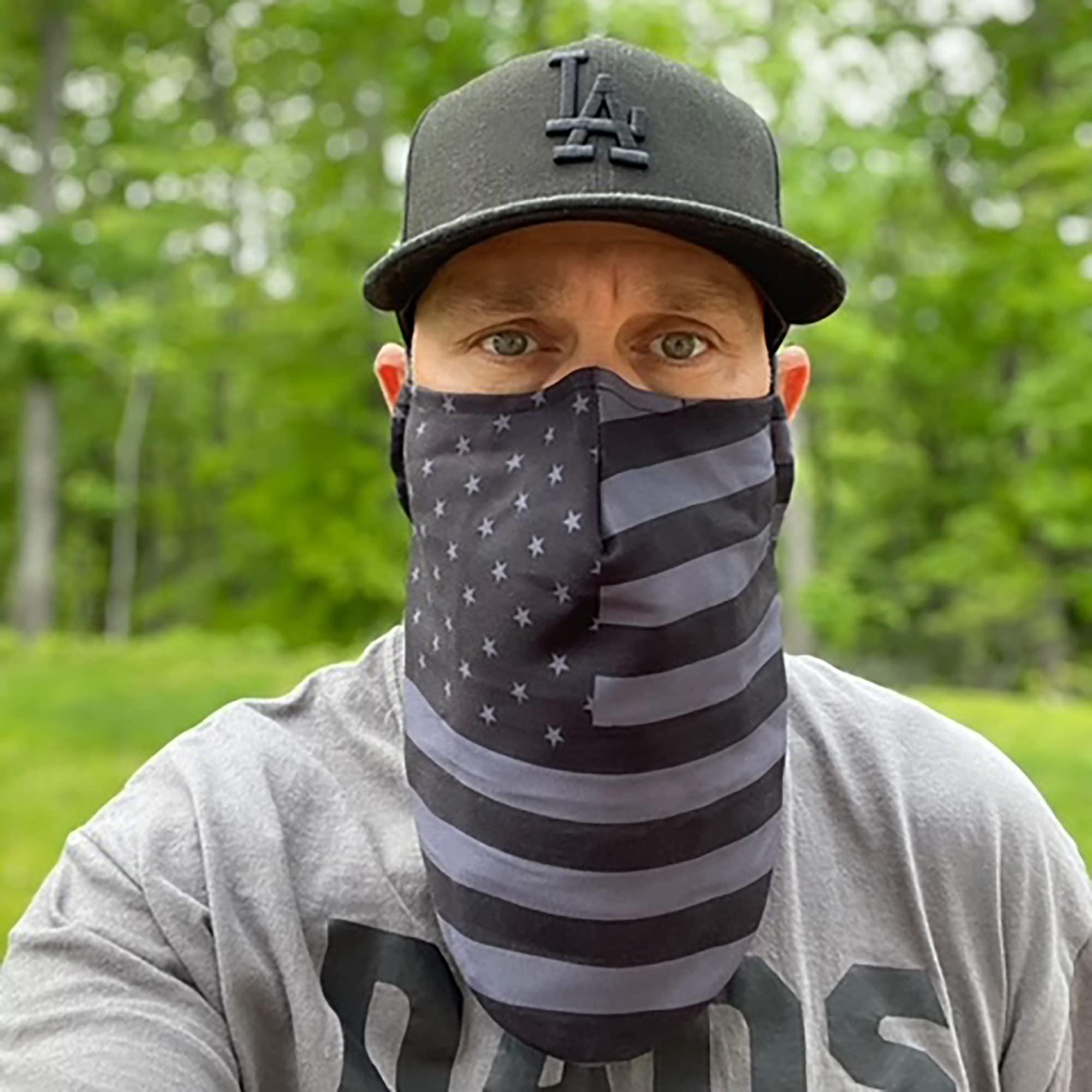 KT Valley Co. KT Valley Co. Beard Friendly Face Mask for Men with a Beard, Beard Protection for Bearded Men, Reusable and Comfortable